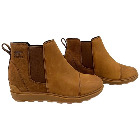 Sorel Brown Suede Ankle Boots | Size 8 Classic Booties - Picture 1 of 6
